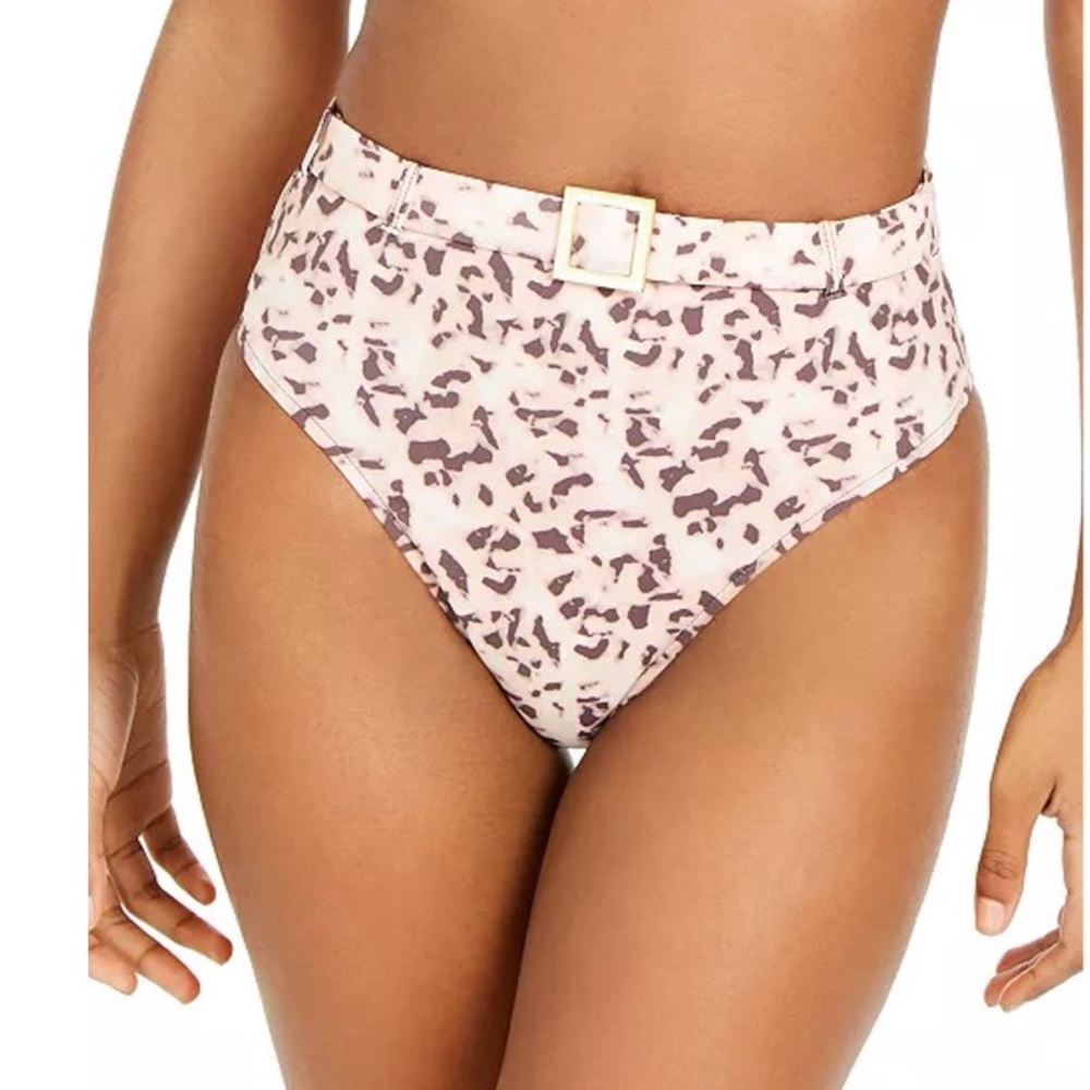 We Wore What High Waisted Belted Bikini Bottom S